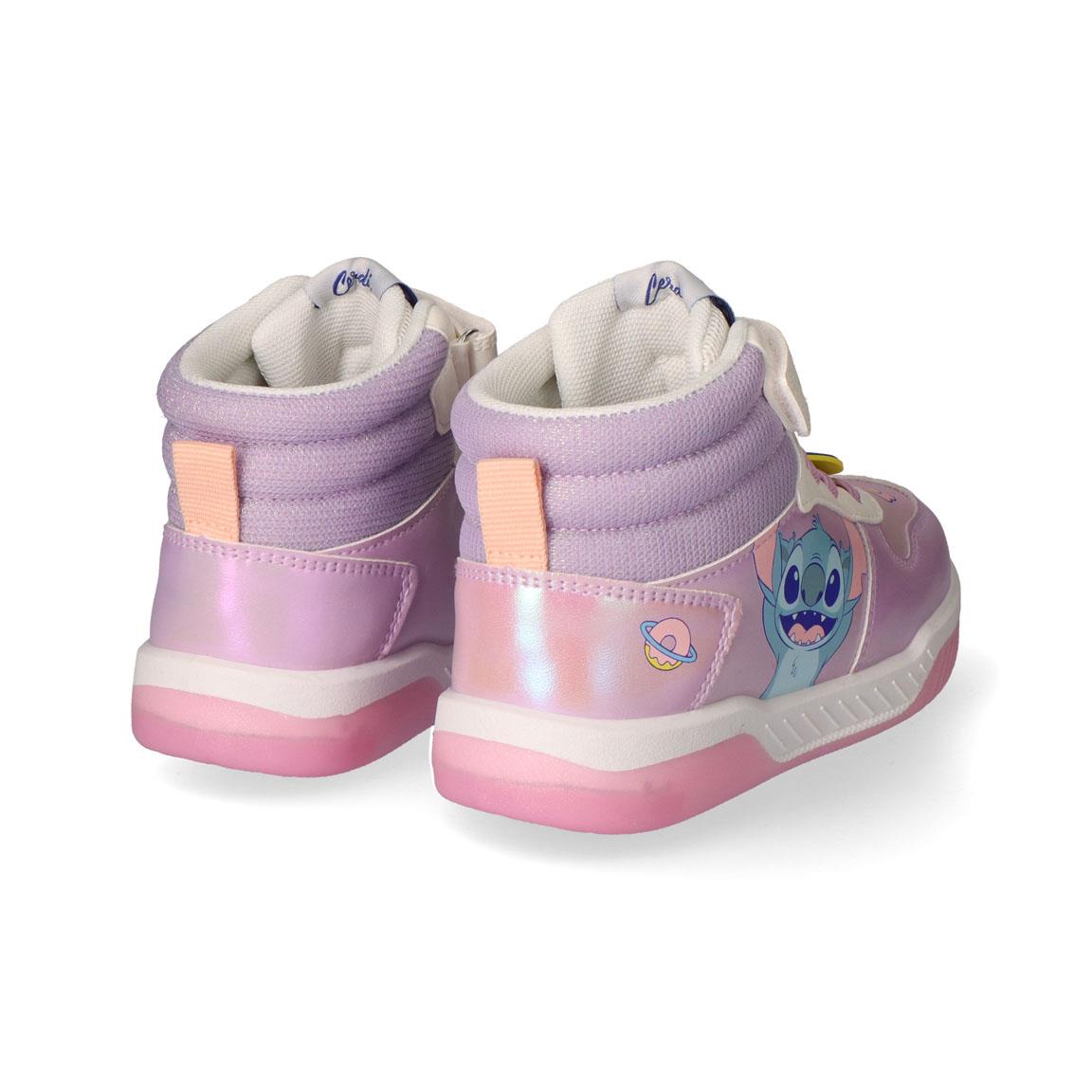 Deportiva suela pvc con luces stitch