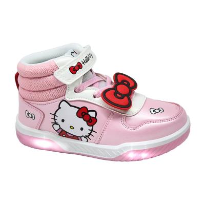 Deportiva suela pvc con luces hello kitty