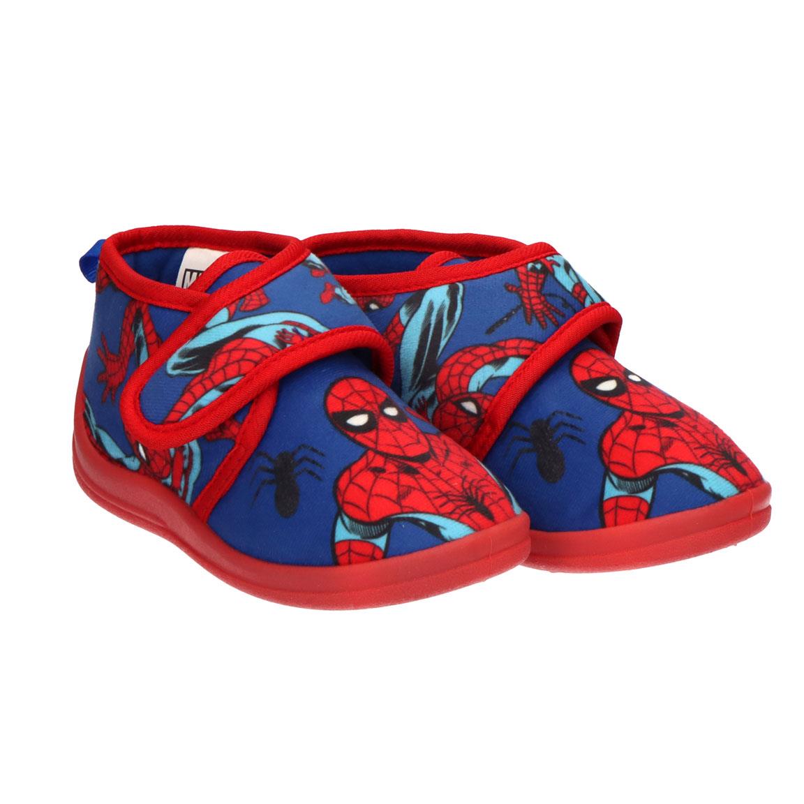 Zapatillas de casa media bota spiderman