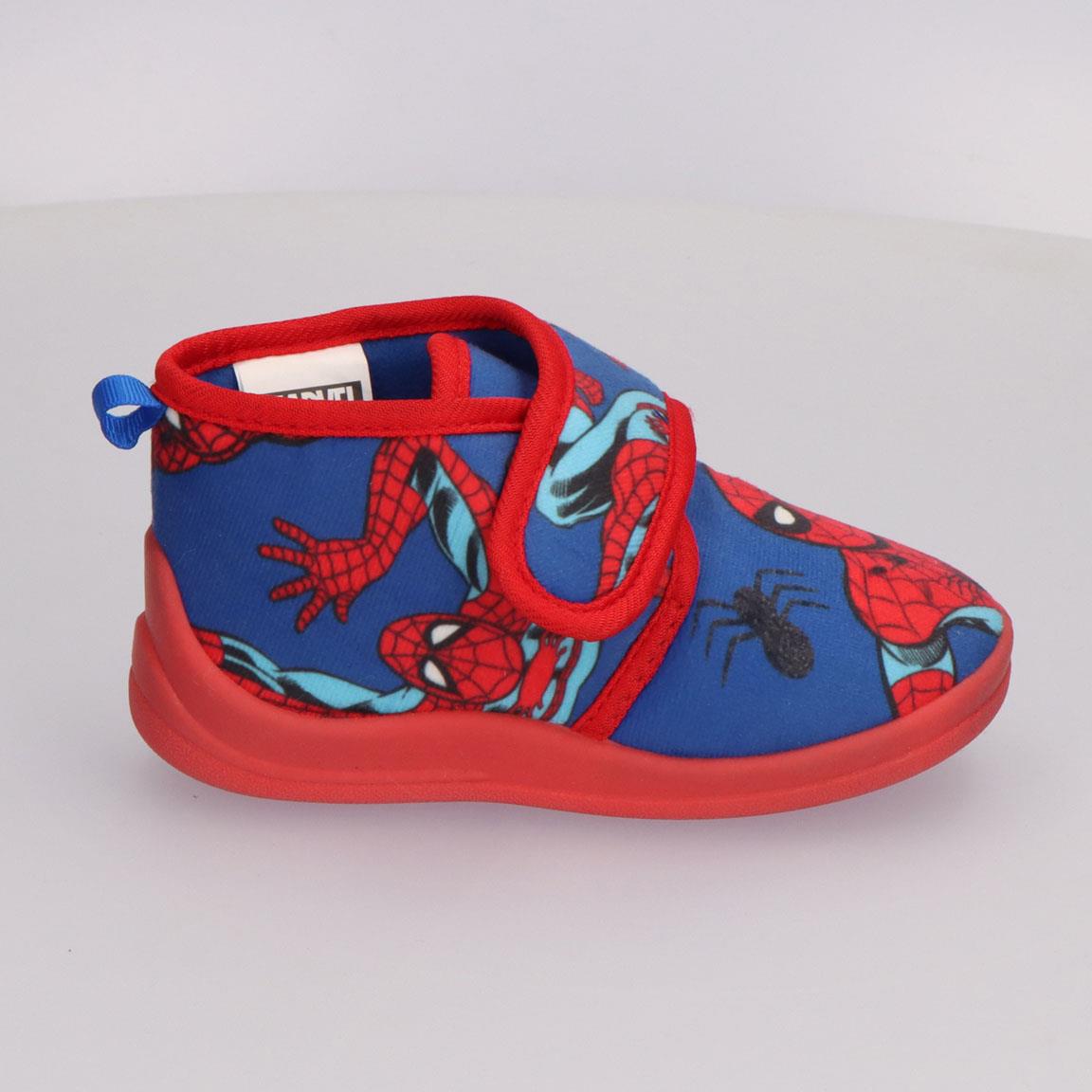 Zapatillas de casa media bota spiderman