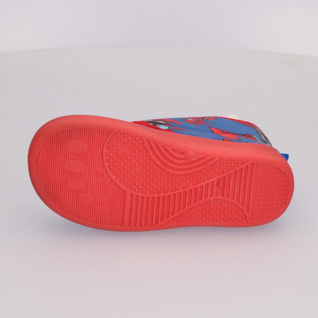 Zapatillas de casa media bota spiderman
