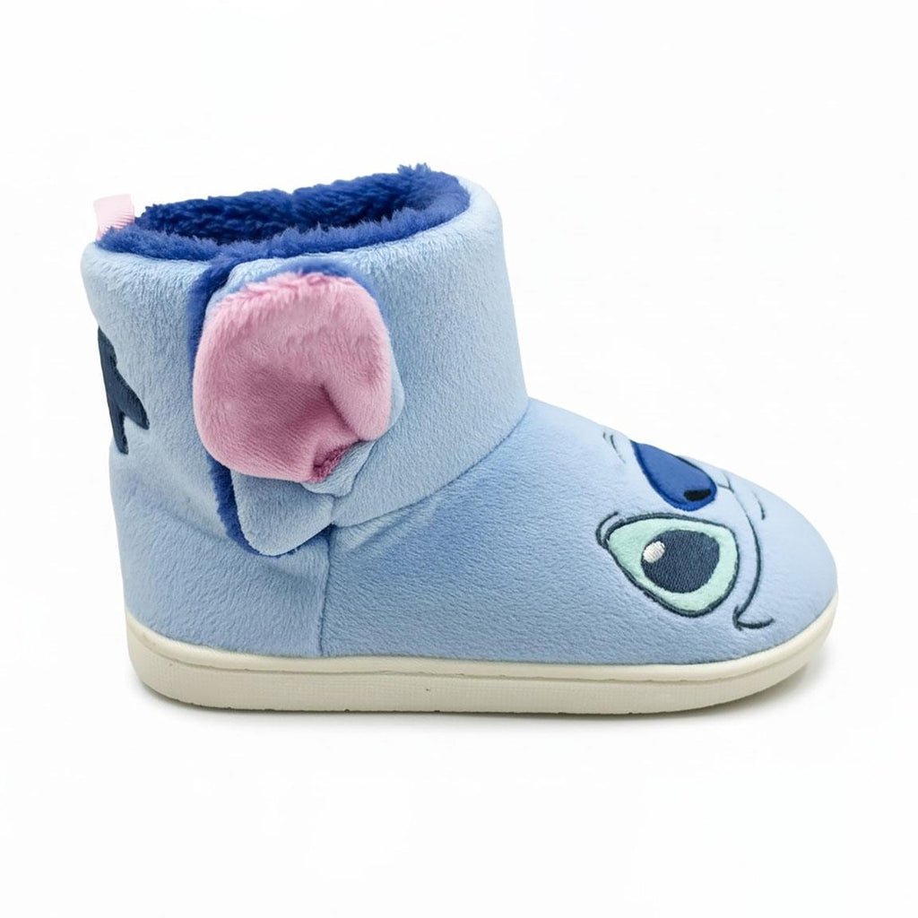 Zapatillas de casa bota aplicaciones stitch