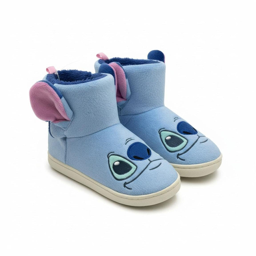 Zapatillas de casa bota aplicaciones stitch