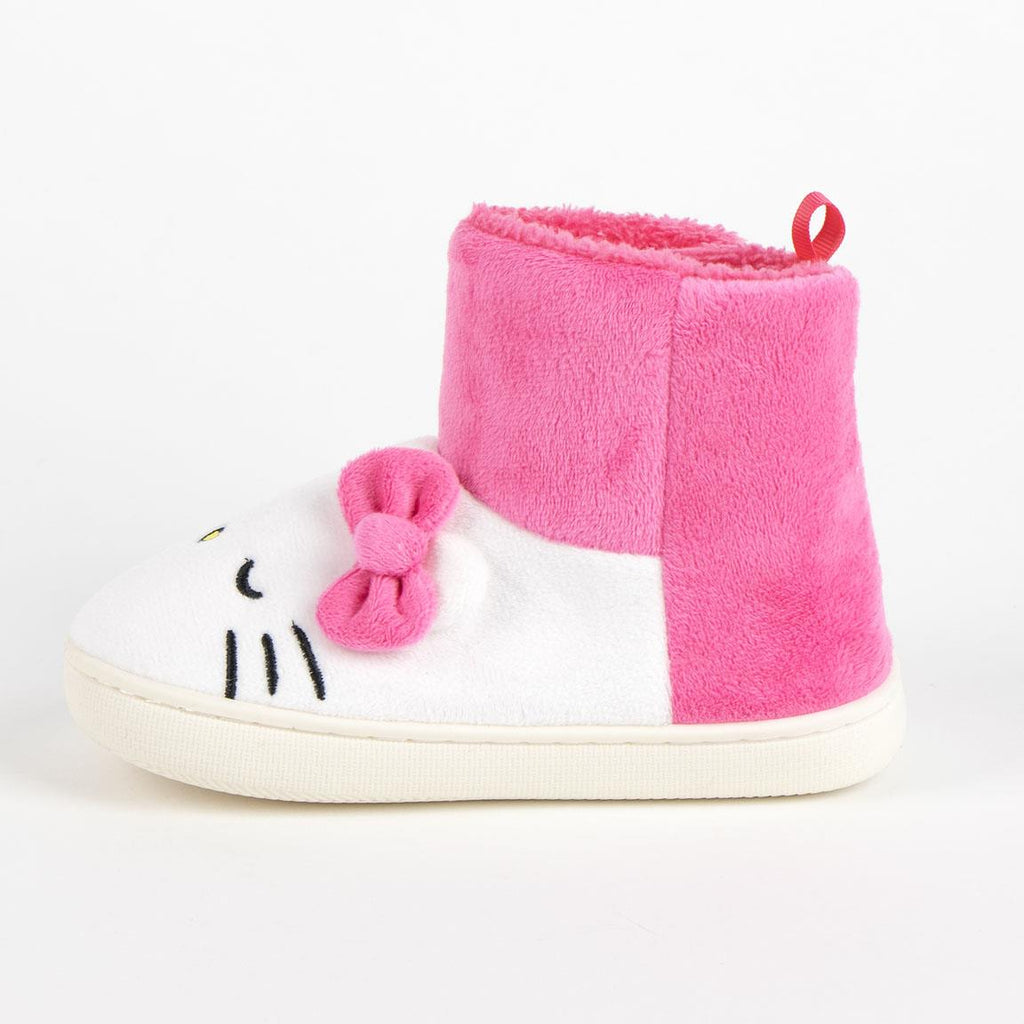 Zapatillas de casa bota aplicaciones hello kitty