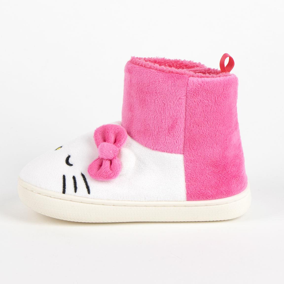 Zapatillas de casa bota aplicaciones hello kitty
