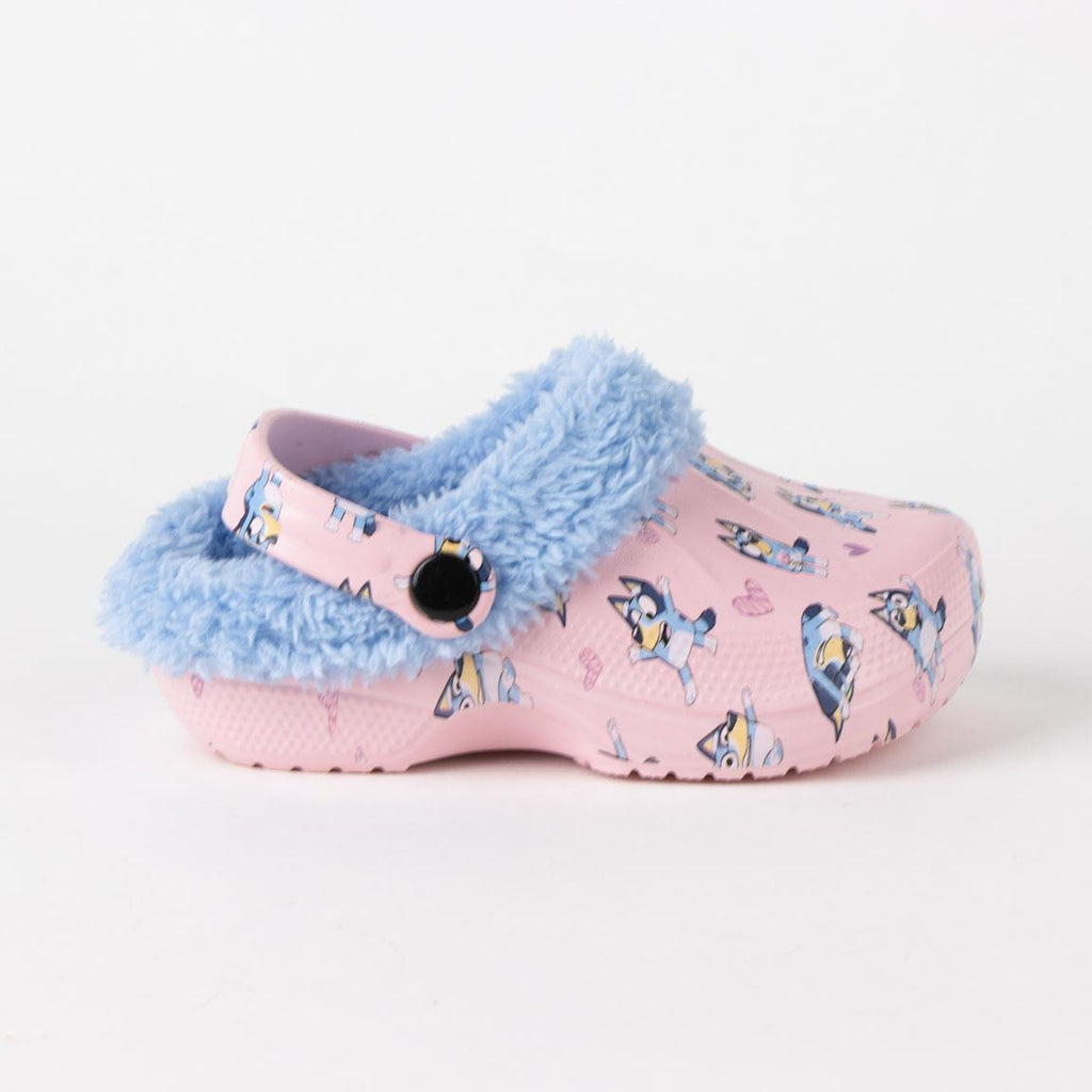 Zapatillas de casa zueco borreguillo bluey
