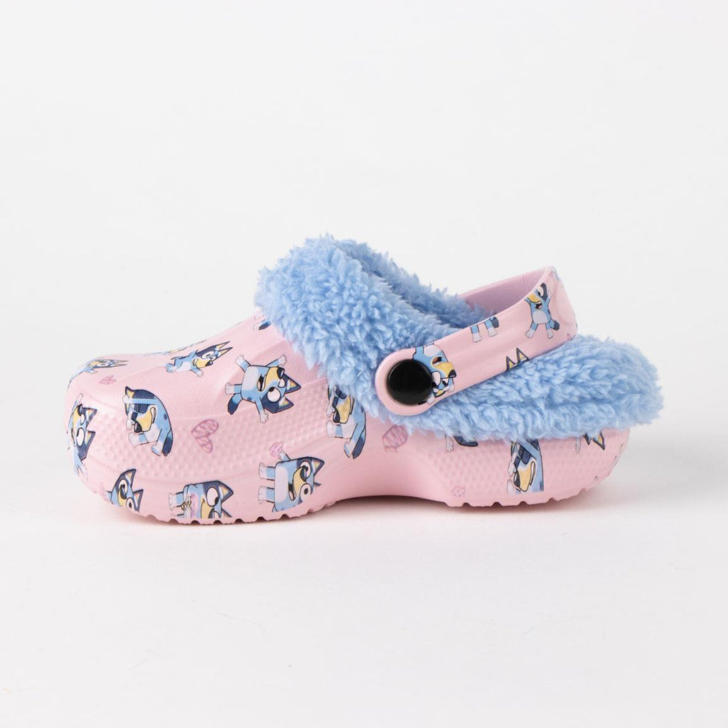 Zapatillas de casa zueco borreguillo bluey
