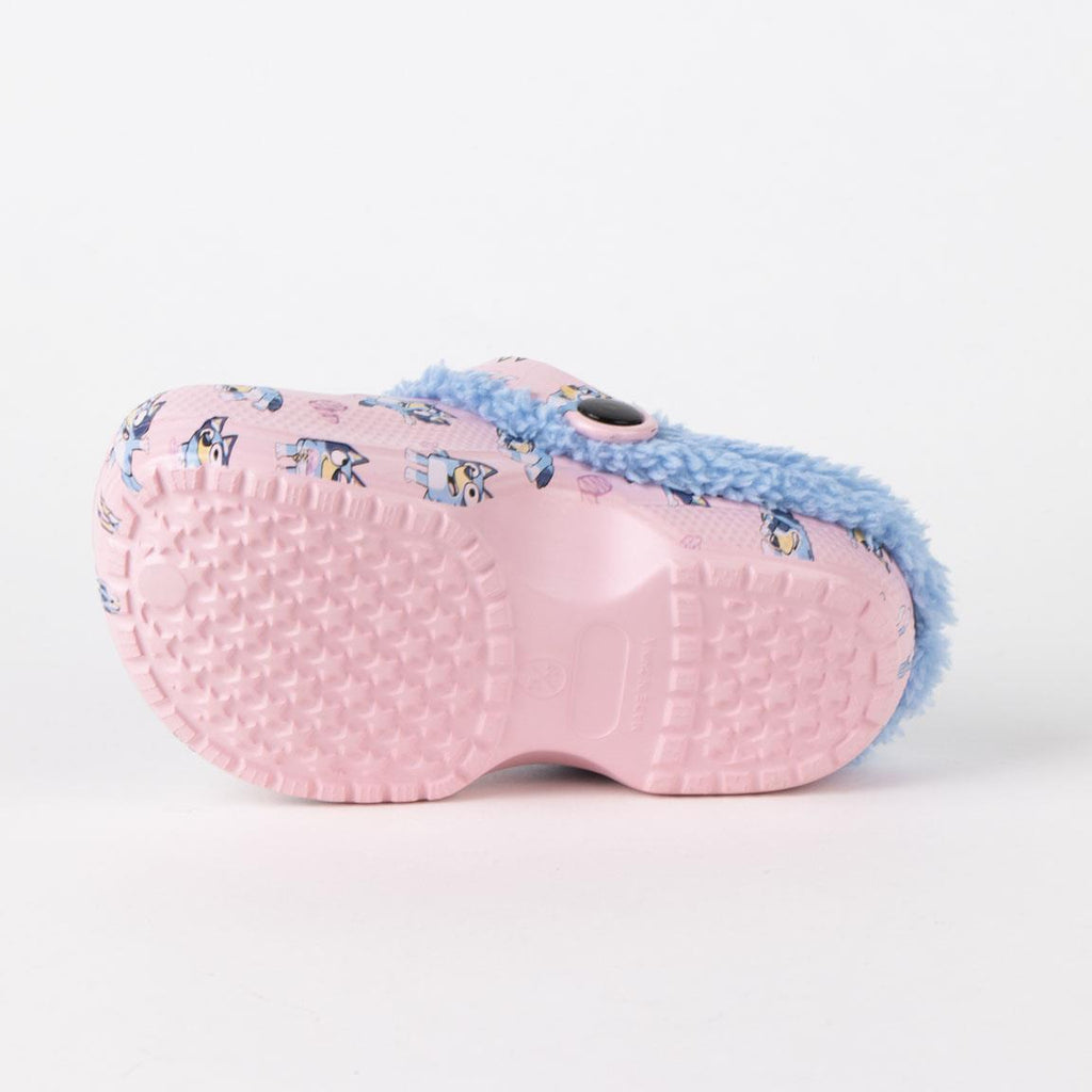 Zapatillas de casa zueco borreguillo bluey