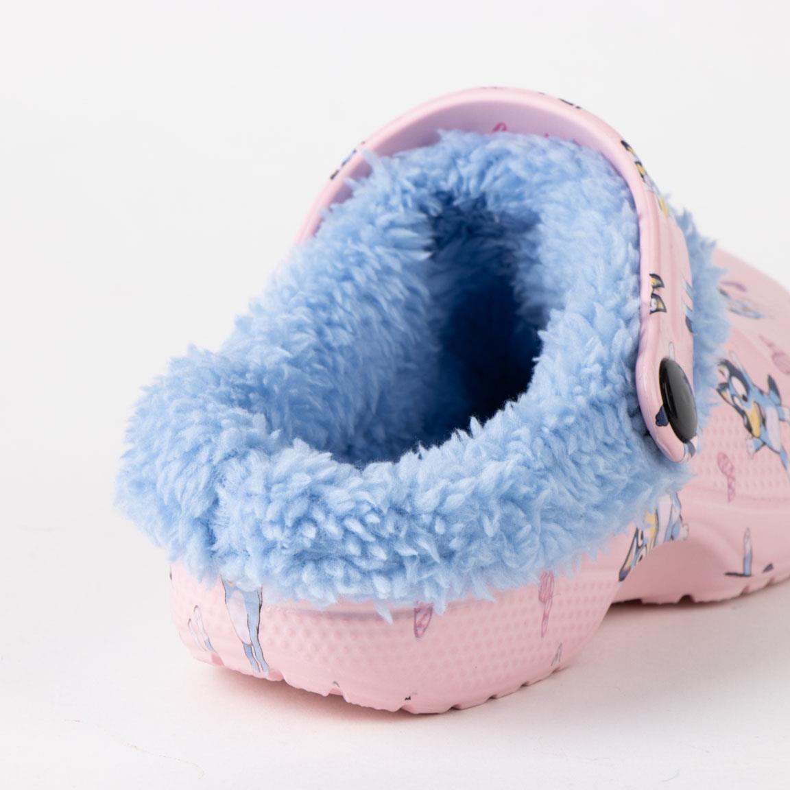 Zapatillas de casa zueco borreguillo bluey