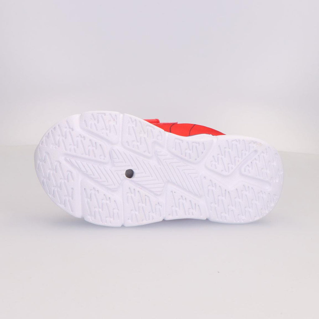 Deportiva suela ligera eva con luces spiderman