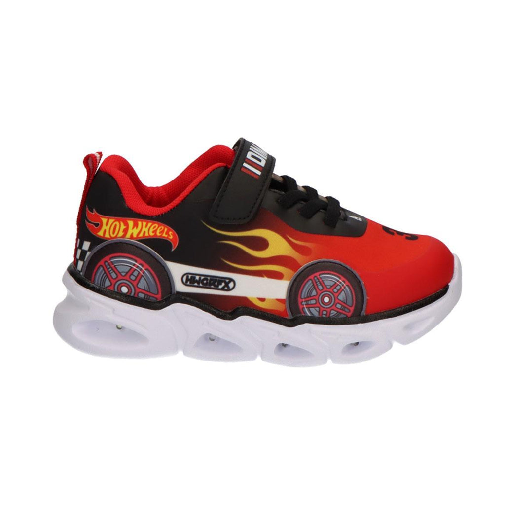 Deportiva suela ligera eva con luces hot wheels