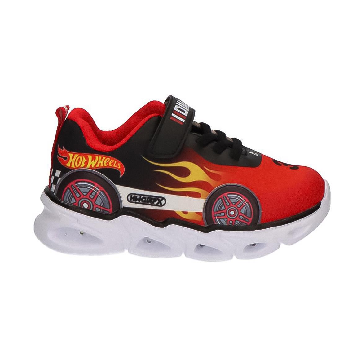 Deportiva suela ligera eva con luces hot wheels