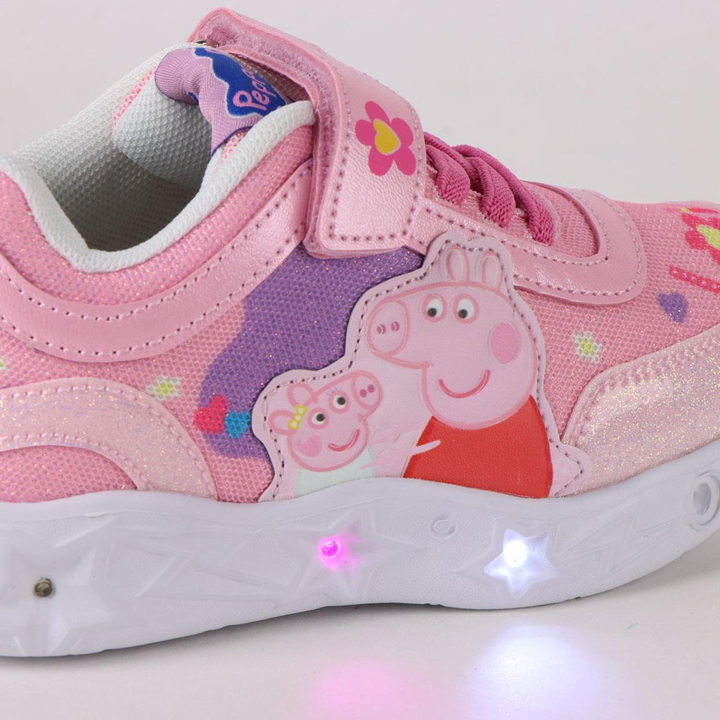 Deportiva suela ligera eva con luces peppa pig