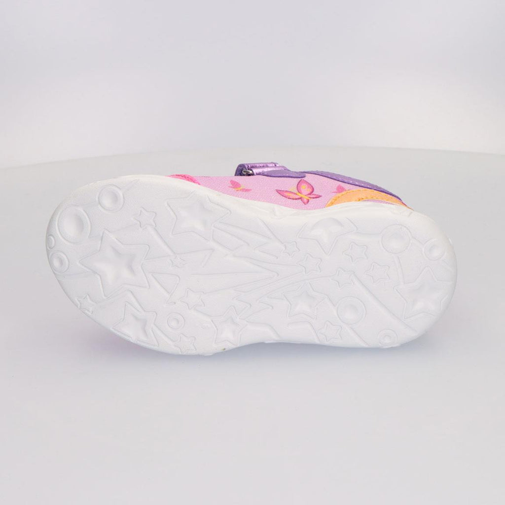 Deportiva suela ligera eva con luces dora la exploradora