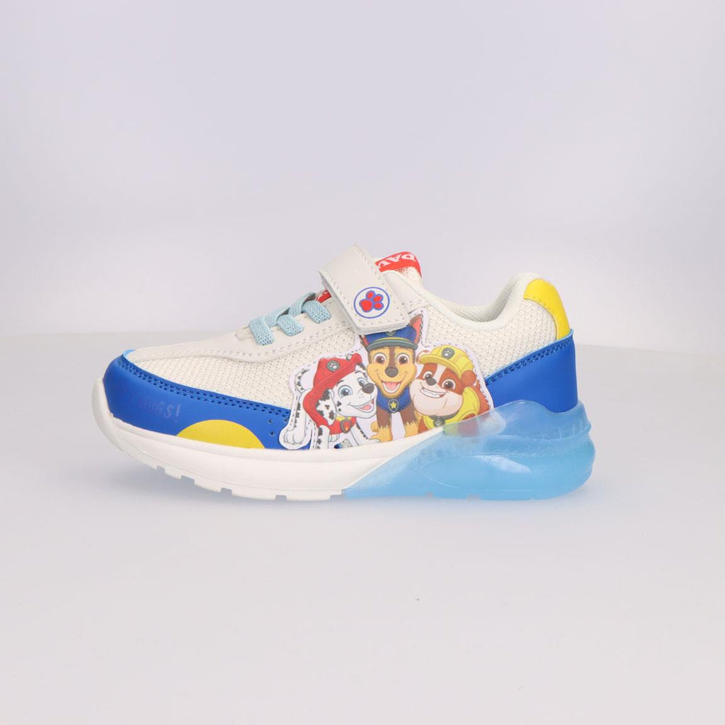 Deportiva suela tpr con luces paw patrol