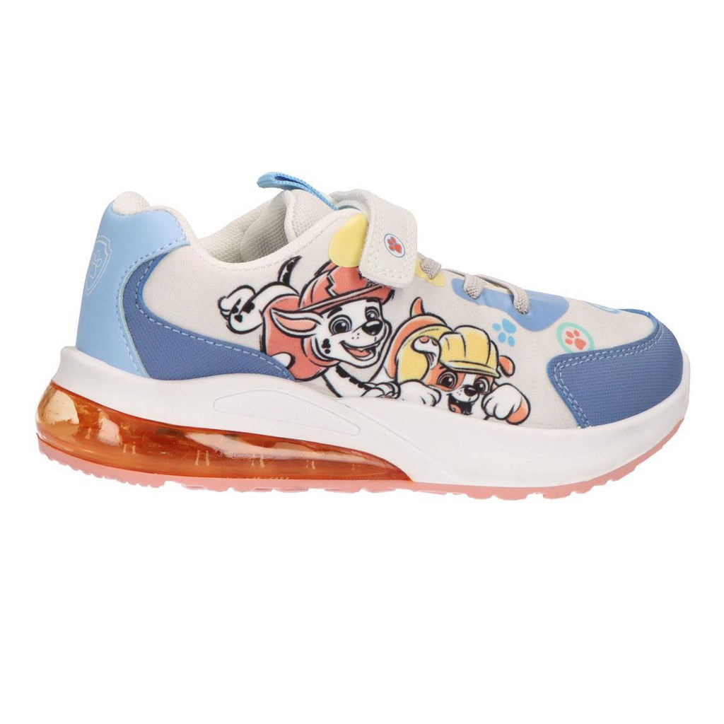 Deportiva suela pvc con luces paw patrol