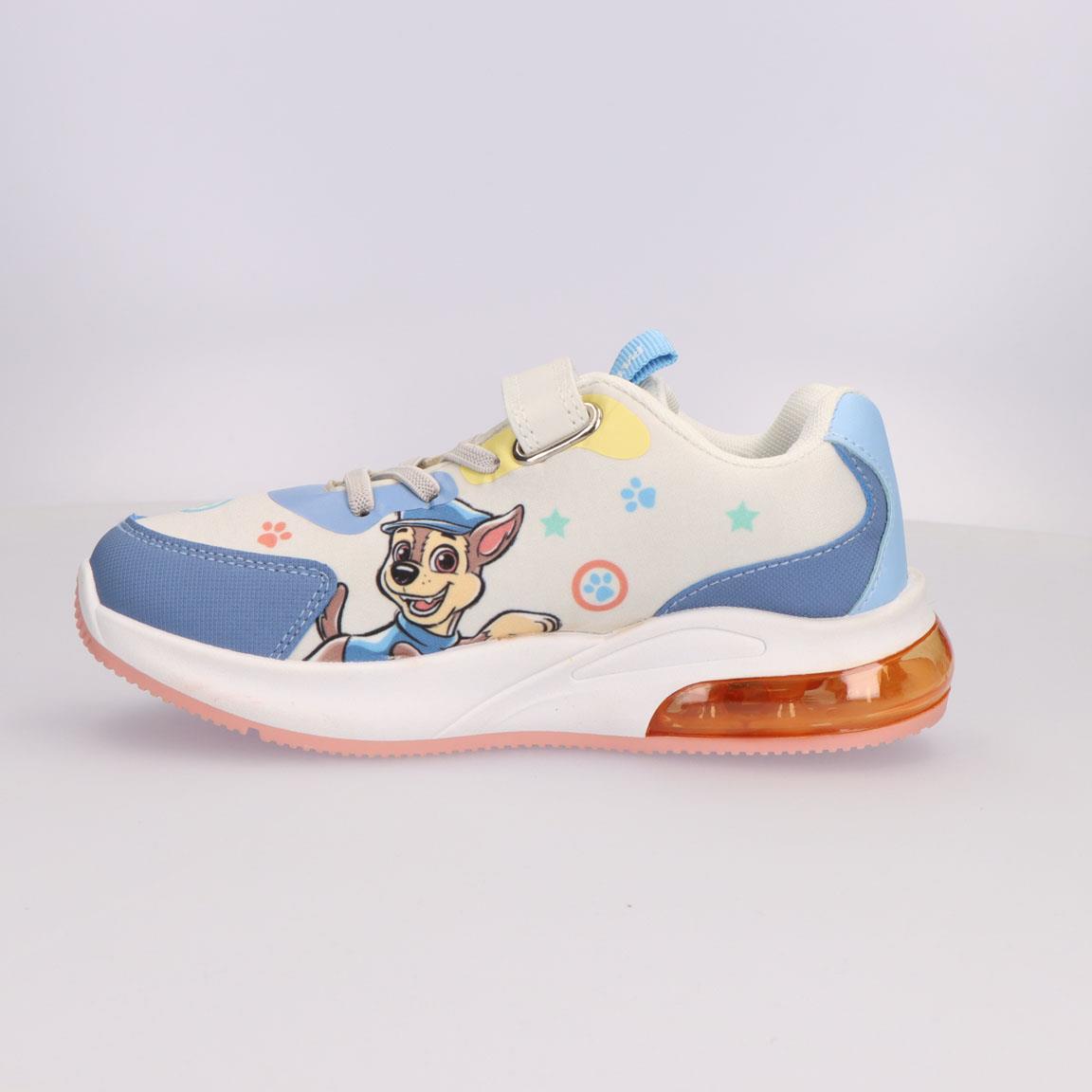 Deportiva suela pvc con luces paw patrol