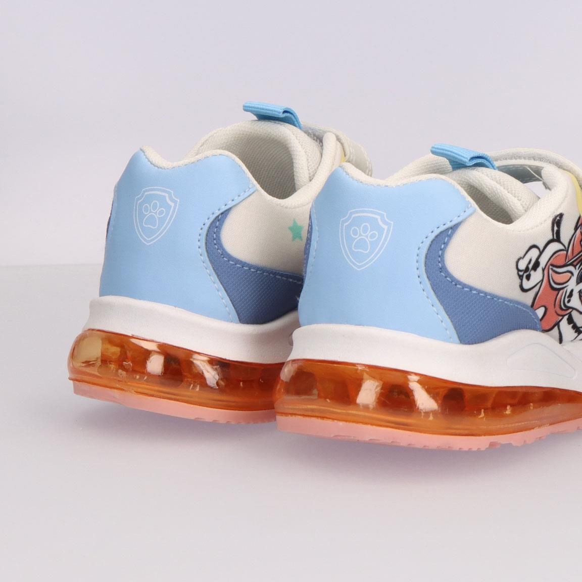 Deportiva suela pvc con luces paw patrol