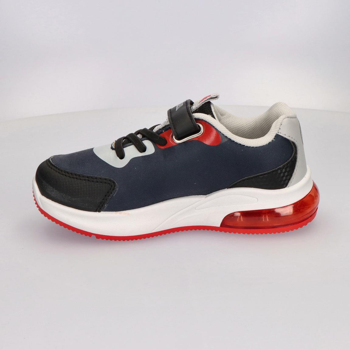 Deportiva suela pvc con luces spiderman