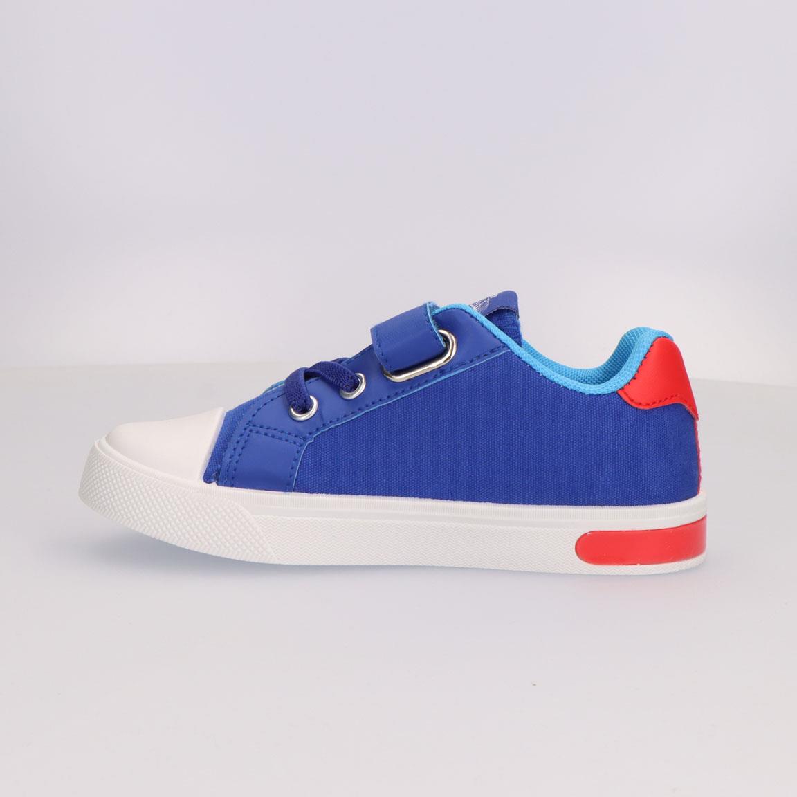 Zapatilla loneta suela pvc con luces spiderman