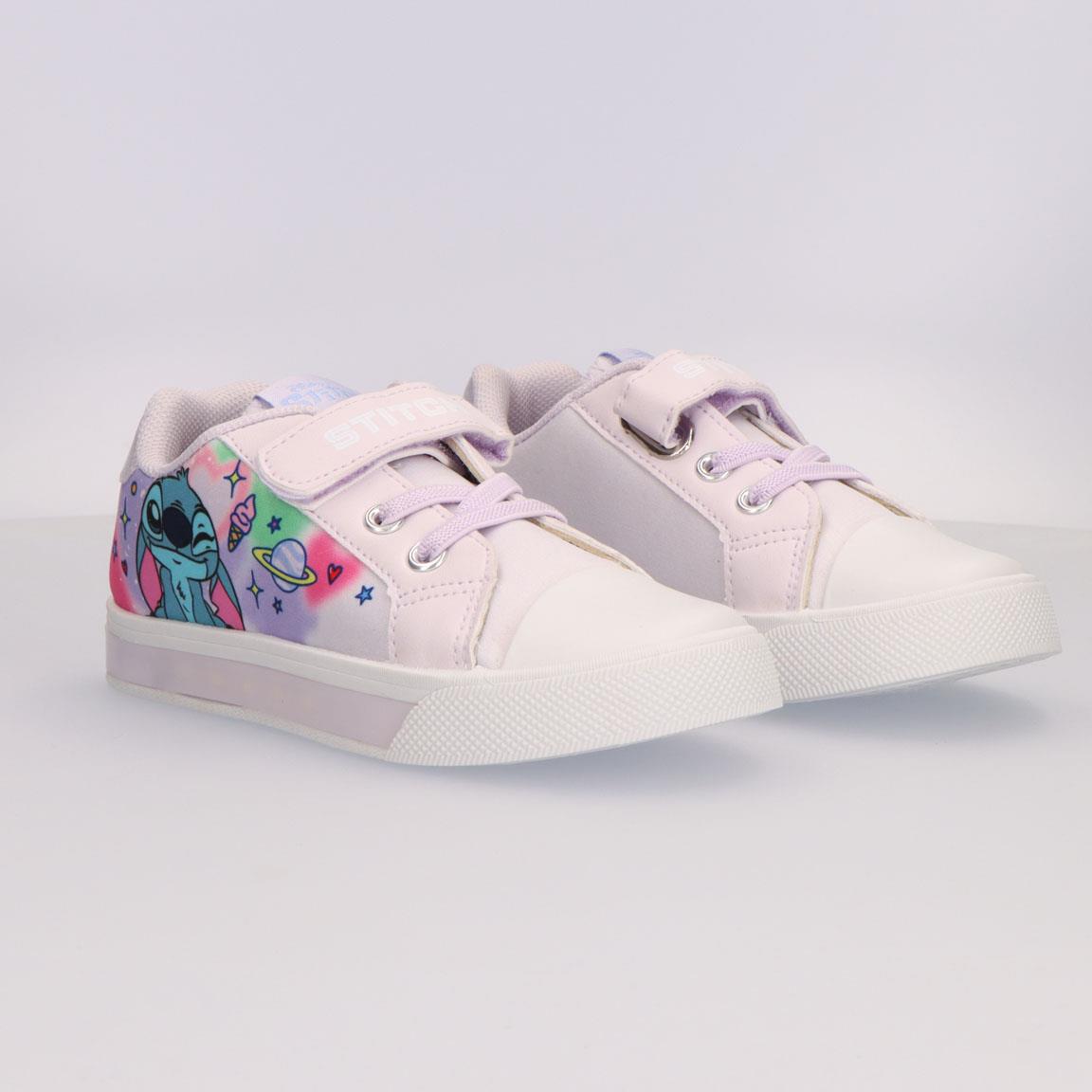 Zapatilla loneta suela pvc con luces stitch