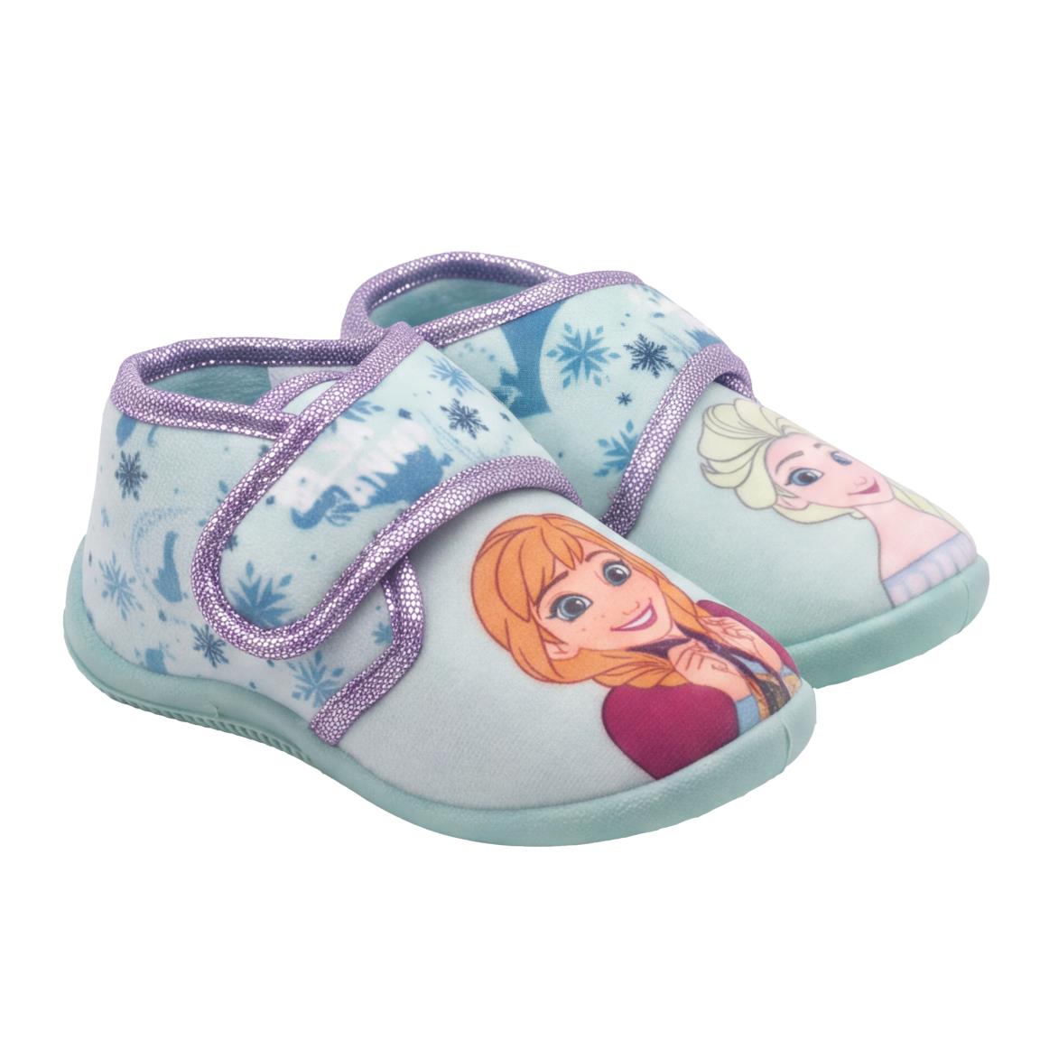 Zapatillas de casa media bota frozen
