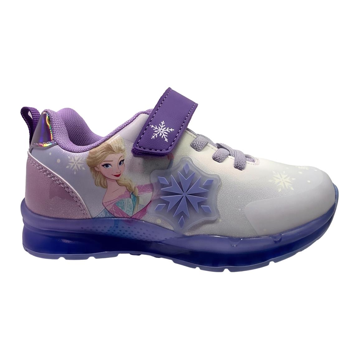 Deportiva suela tpr con luces transparente frozen