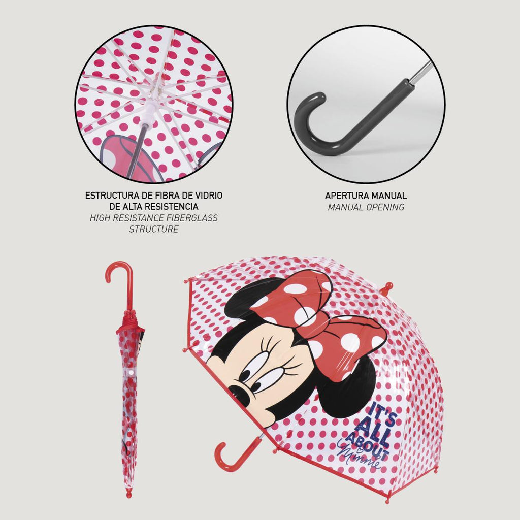 Paraguas manual poe minnie