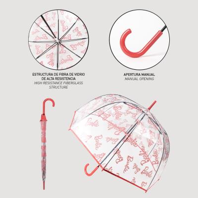 Paraguas manual poe barbie