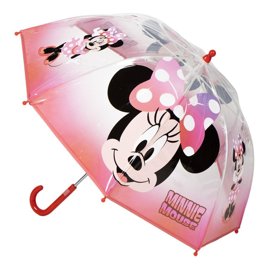 Paraguas manual poe burbuja minnie