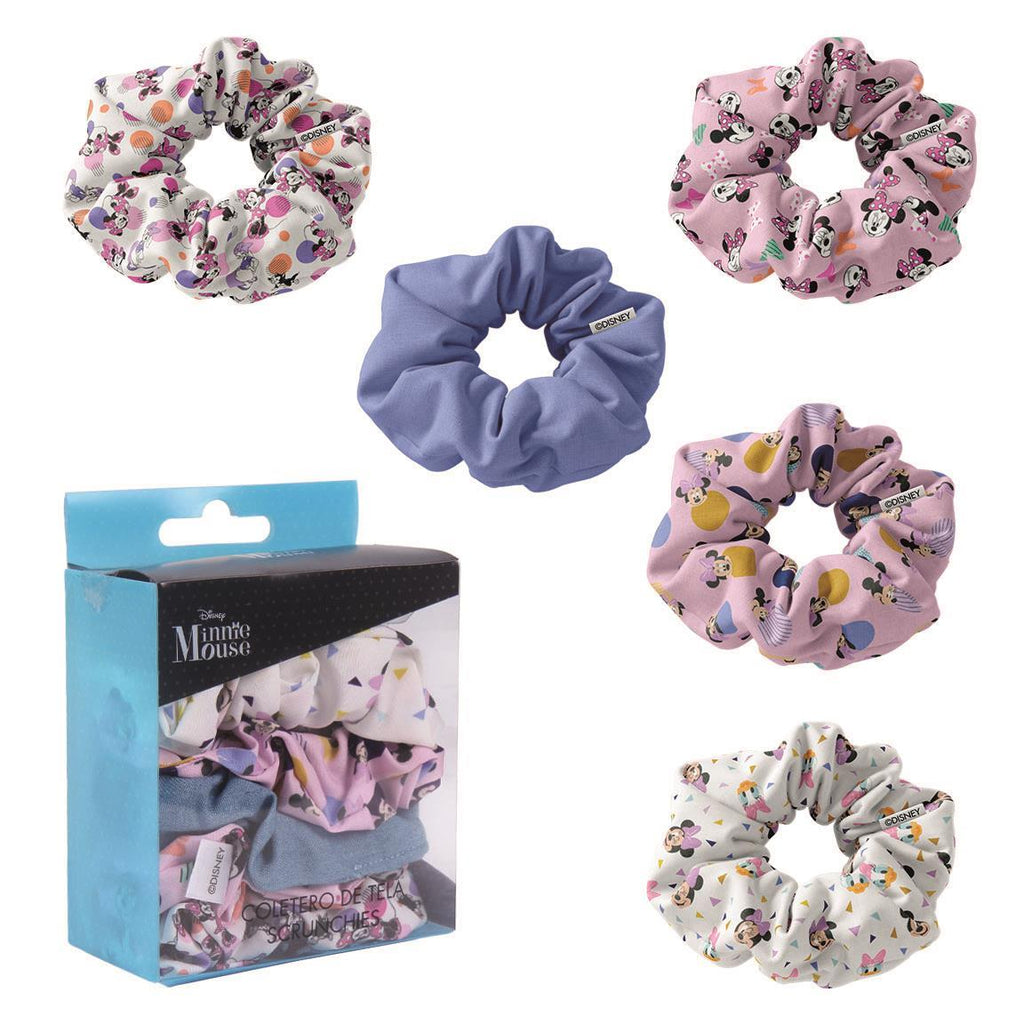 Accesorios pelo coletero de tela 5 piezas minnie