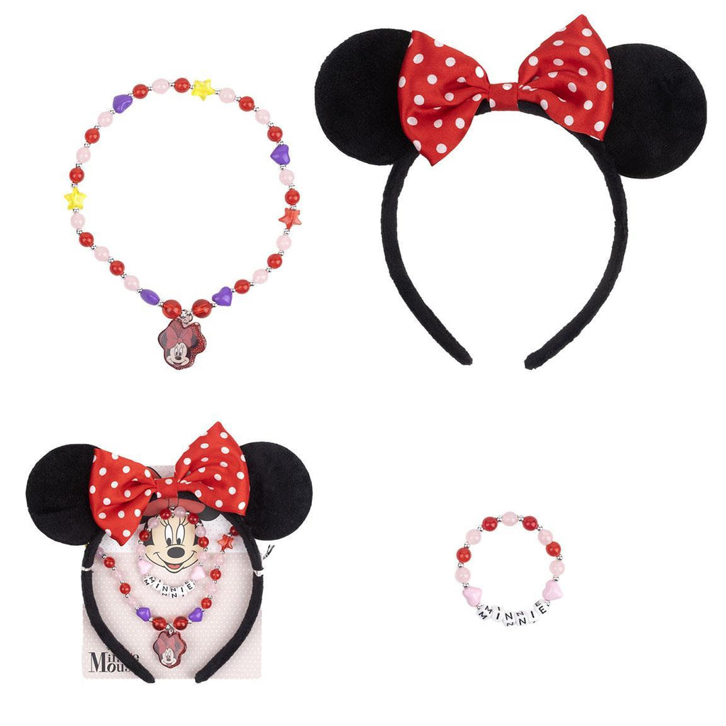 Bisuteria pack 4 piezas minnie