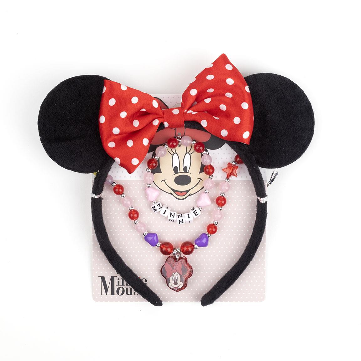 Bisuteria pack 4 piezas minnie