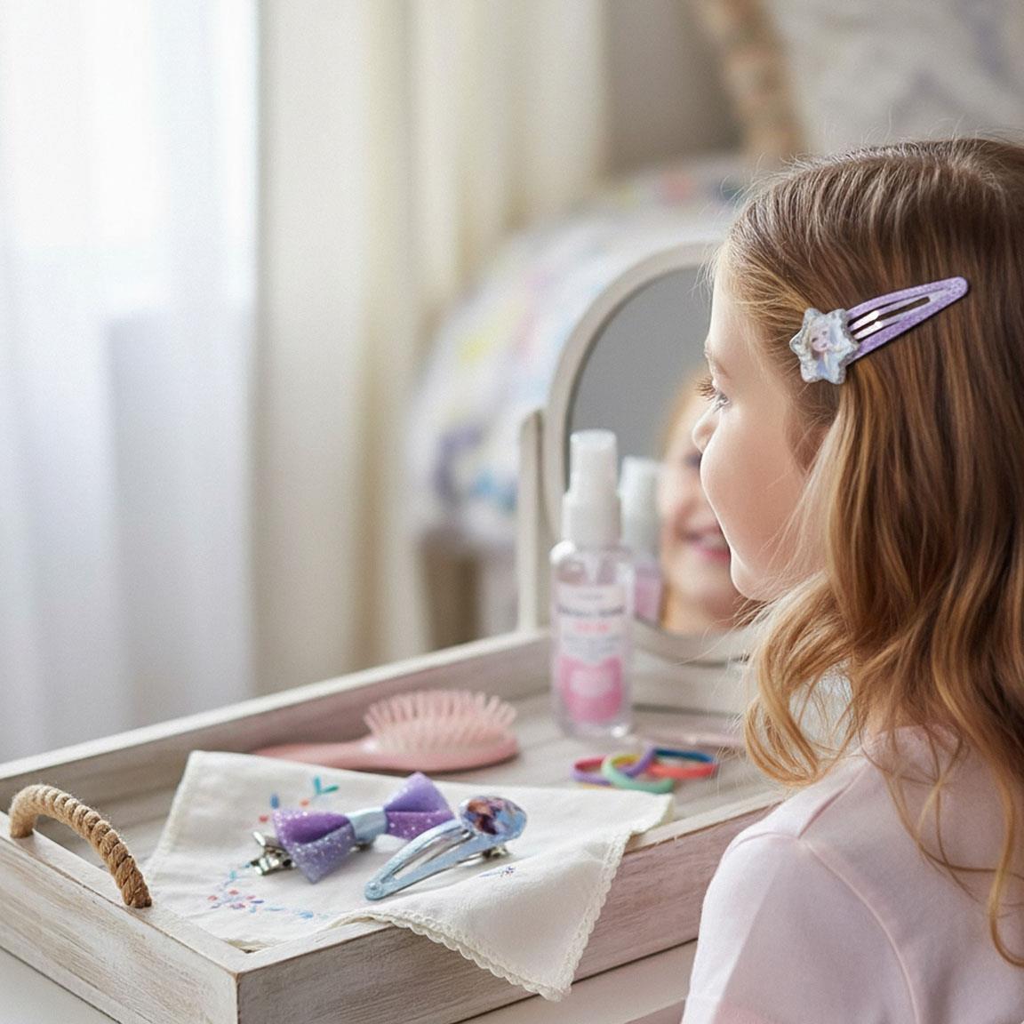 Accesorios pelo clips 4 piezas frozen