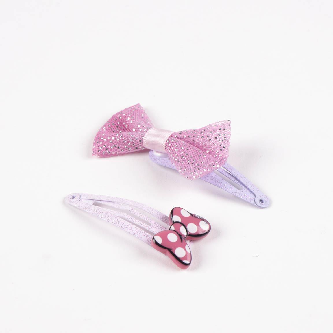 Accesorios pelo clips 4 piezas minnie