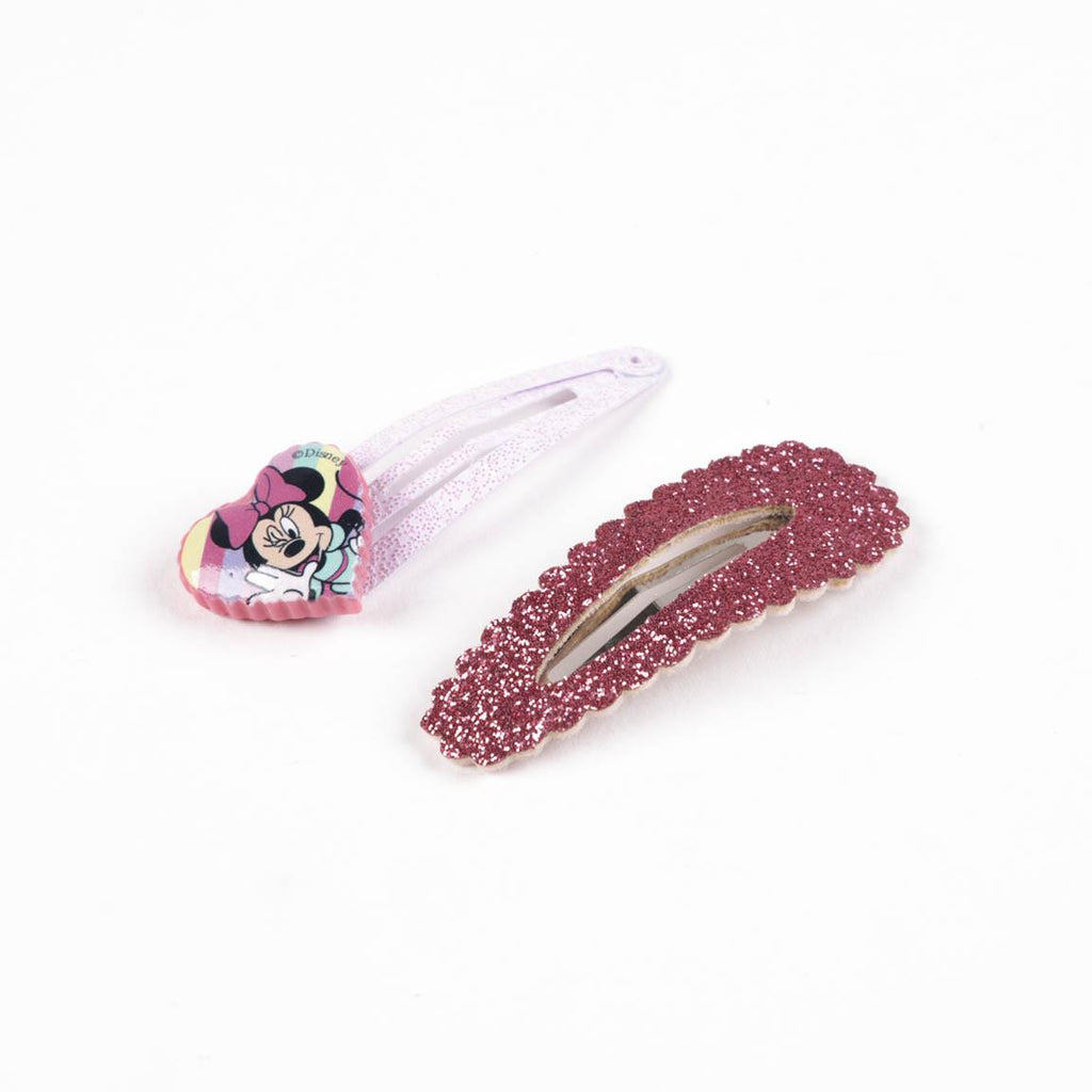 Accesorios pelo clips 4 piezas minnie
