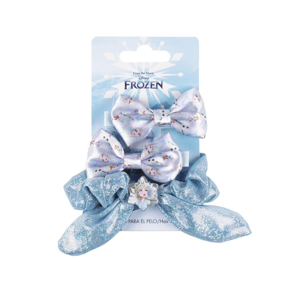 Accesorios pelo lazos 3 piezas frozen