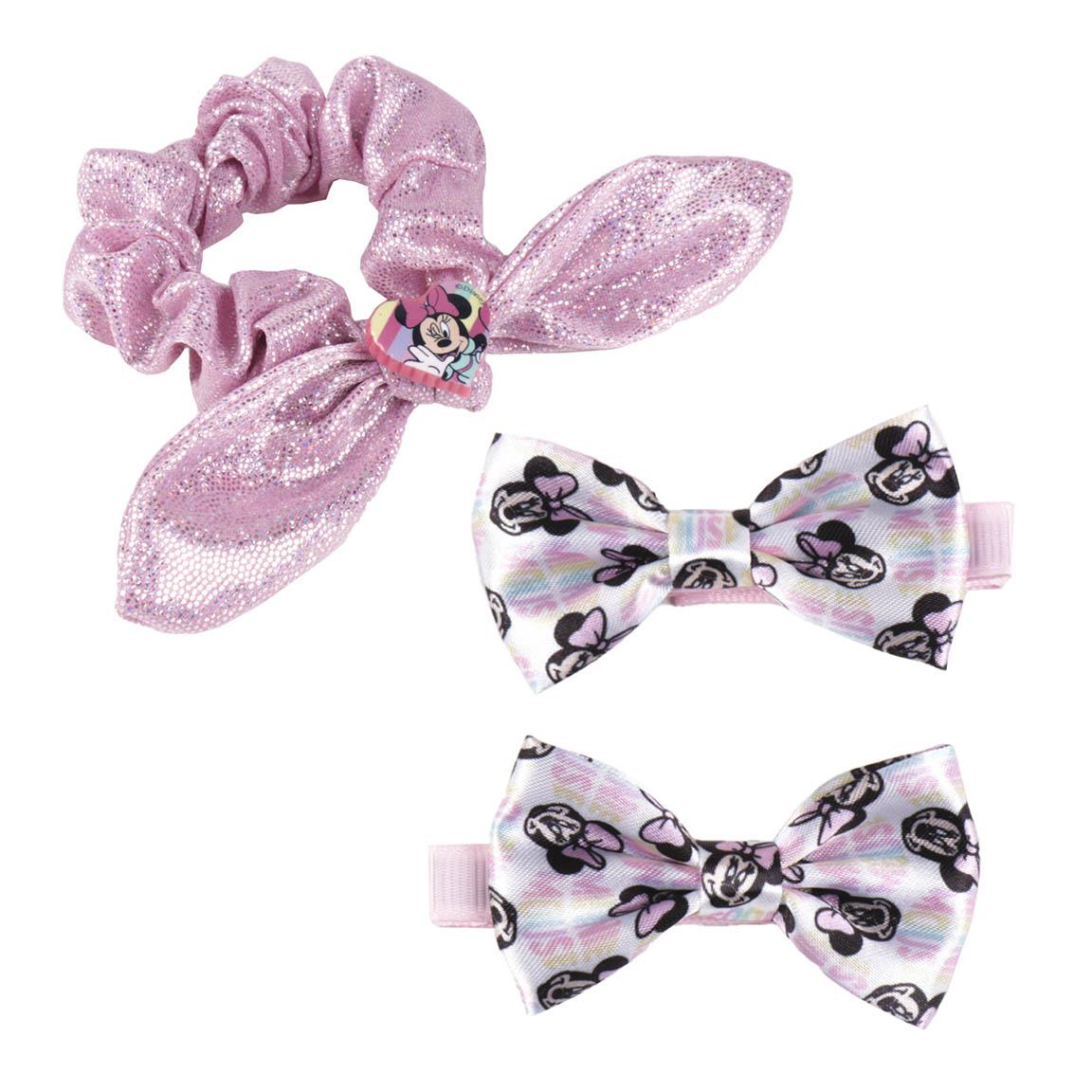 Accesorios pelo lazos 3 piezas minnie
