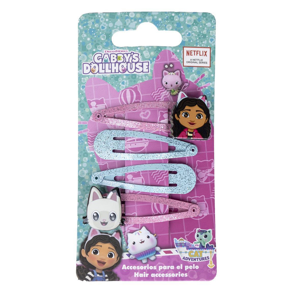 Accesorios pelo clips 4 piezas gabby´s dollhouse