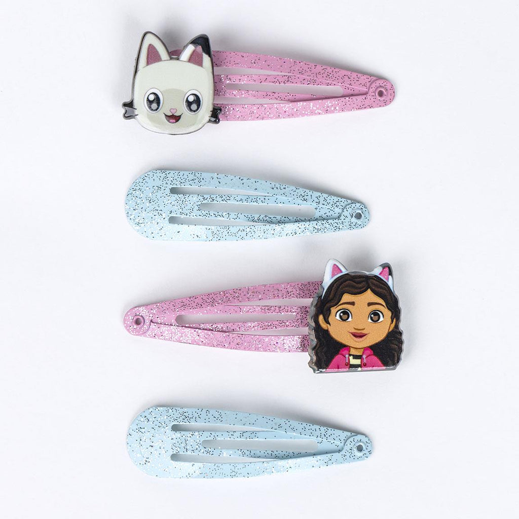 Accesorios pelo clips 4 piezas gabby´s dollhouse