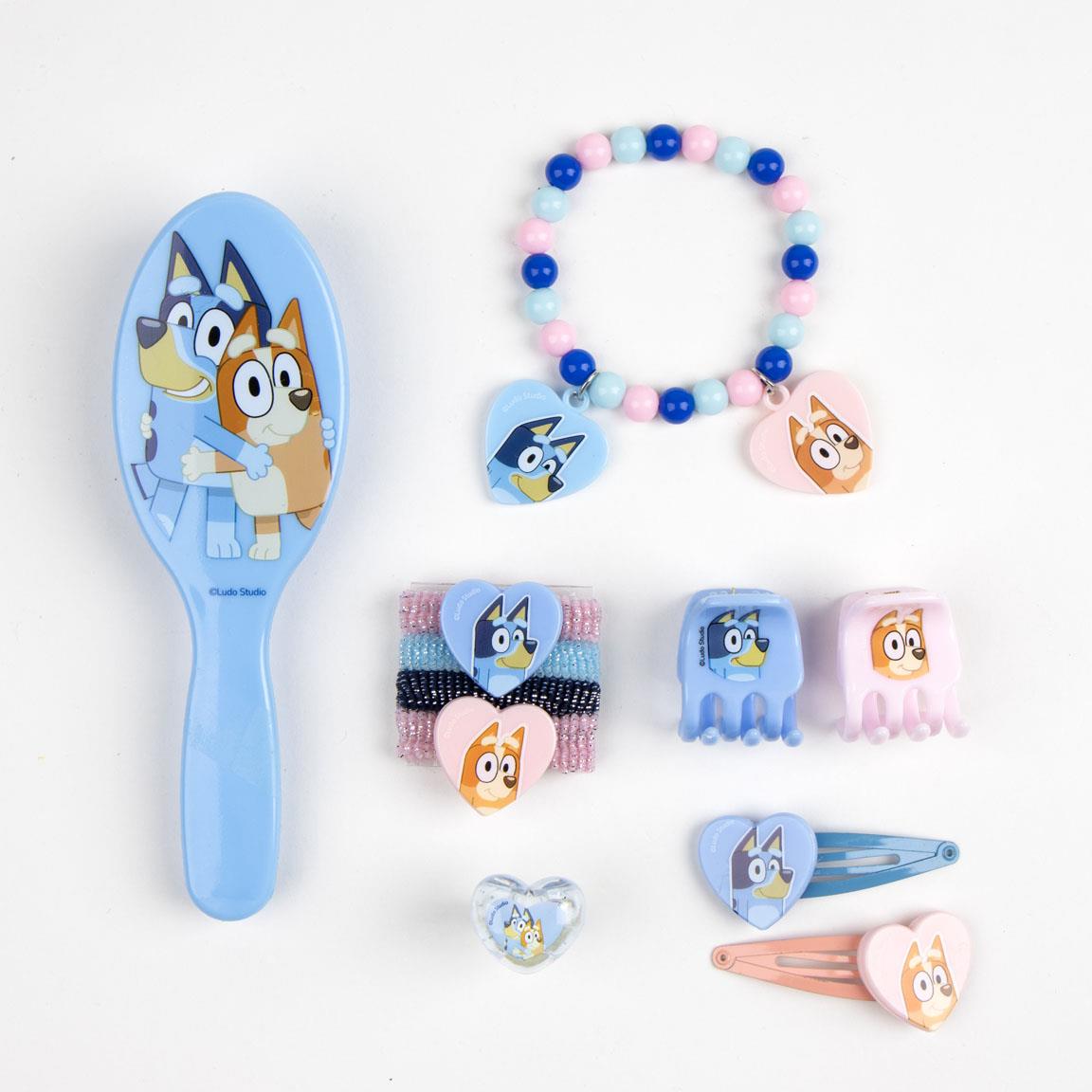 Set de belleza caja accesorios bluey
