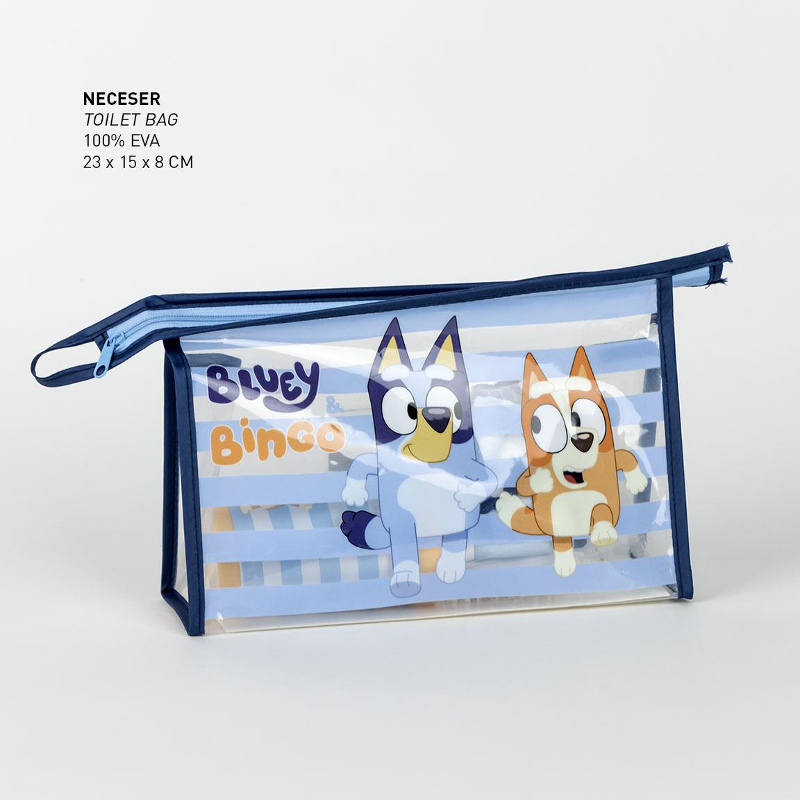 Neceser aseo viaje accesorios bluey