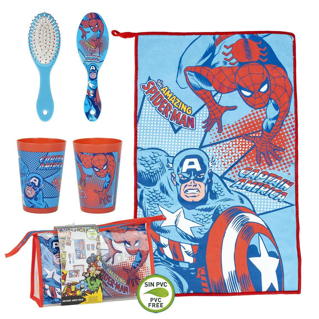 Neceser aseo viaje accesorios avengers