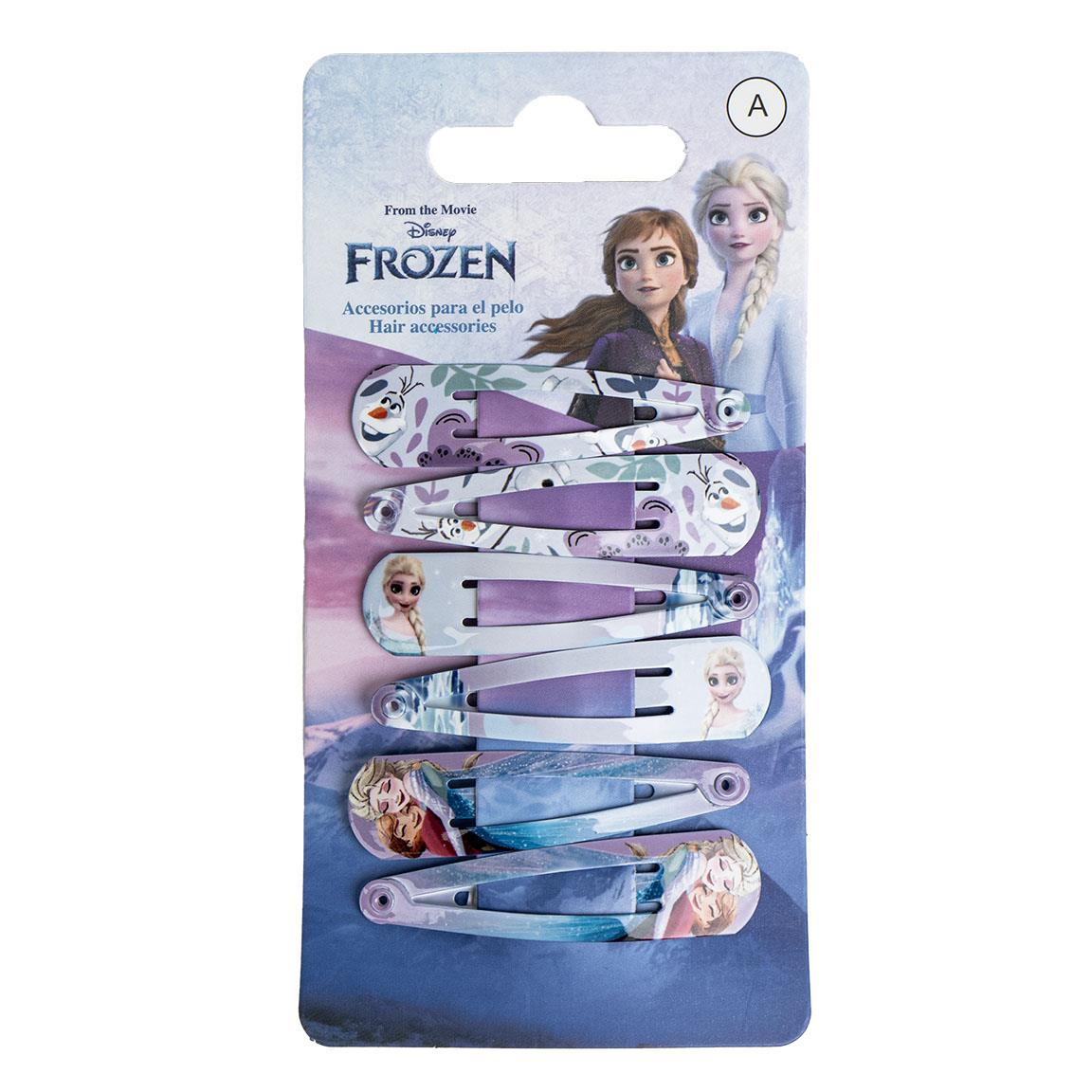 Accesorios pelo clips 6 piezas frozen