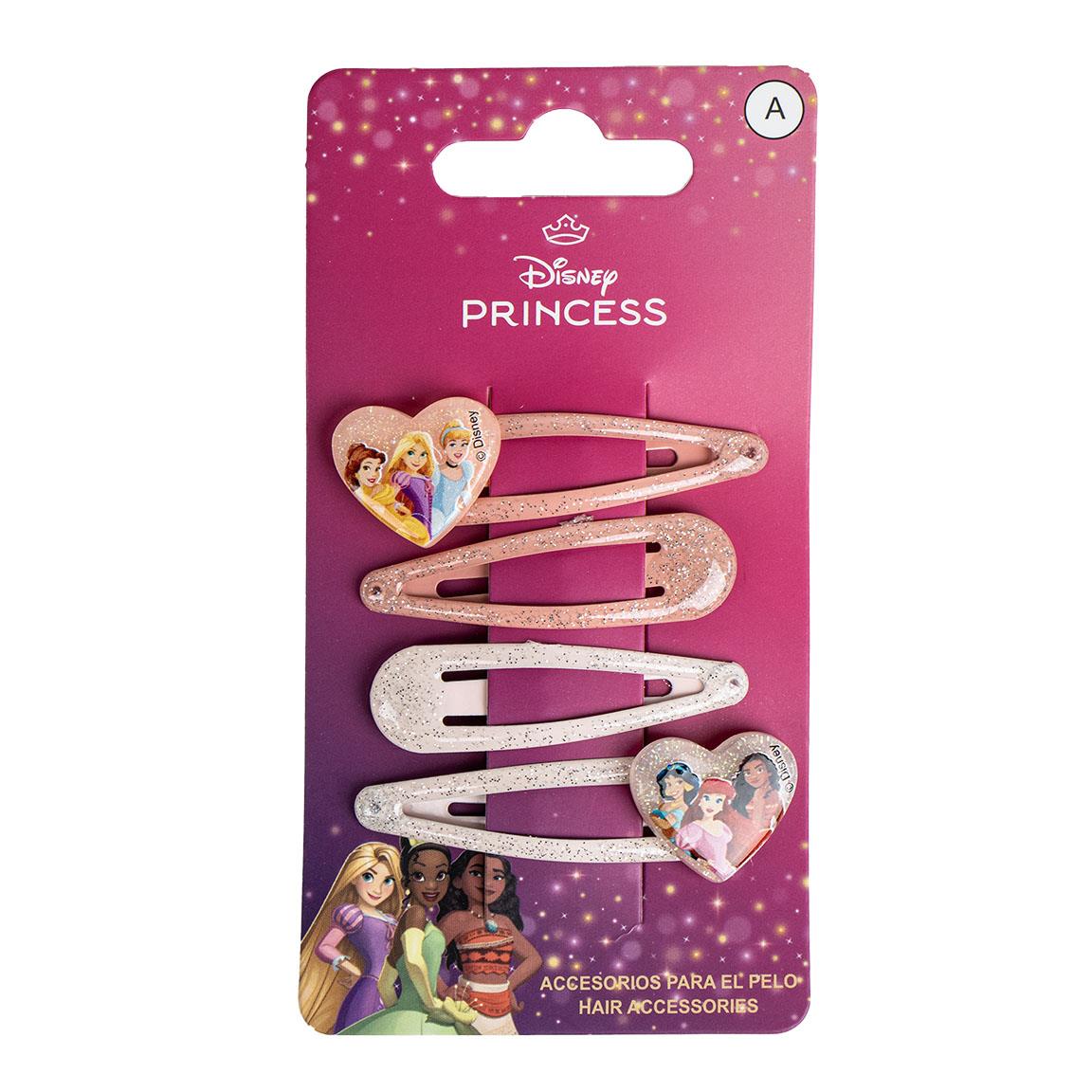 Accesorios pelo clips 4 piezas princess