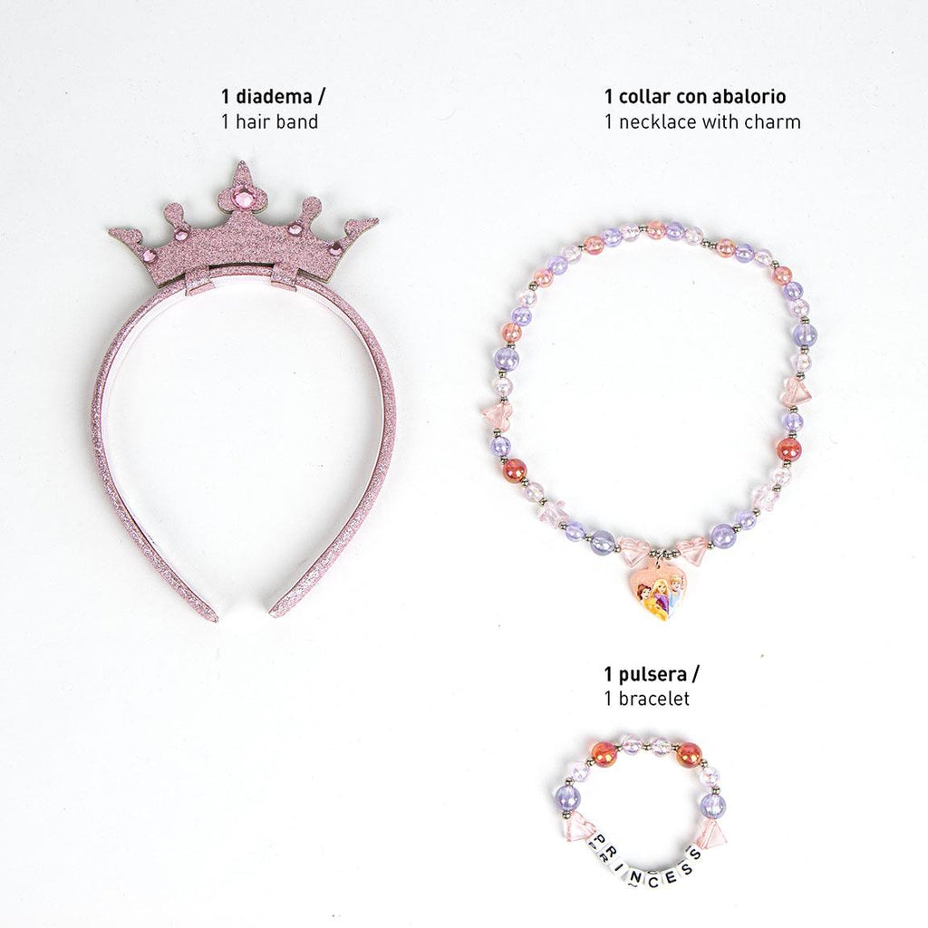 Bisuteria pack 3 piezas princess