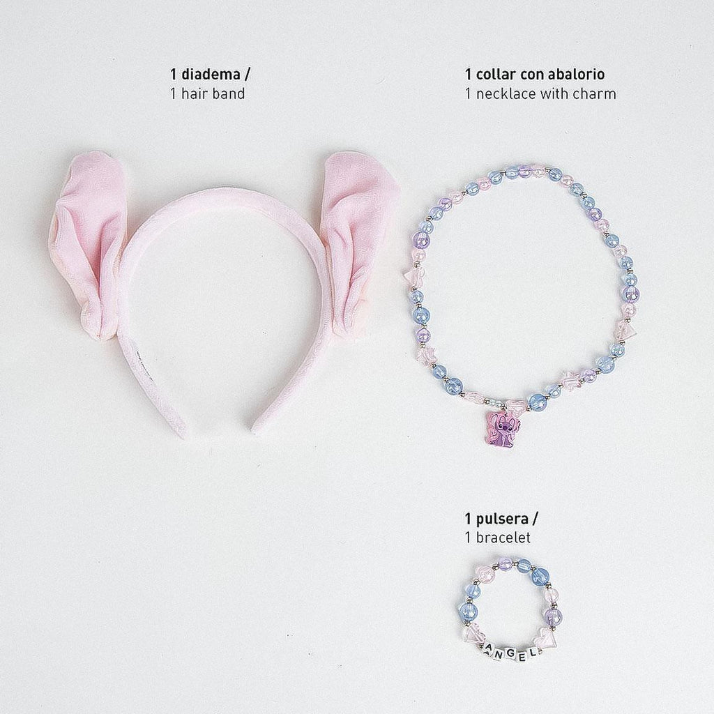 Bisuteria pack 3 piezas stitch
