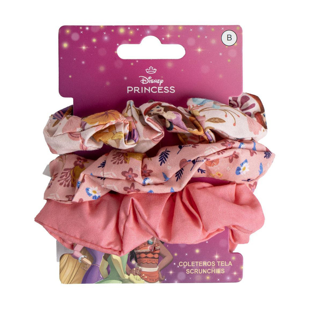 Accesorios pelo coletero de tela 3 piezas princess