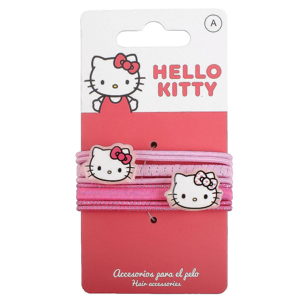 Accesorios pelo elásticos 8 piezas hello kitty