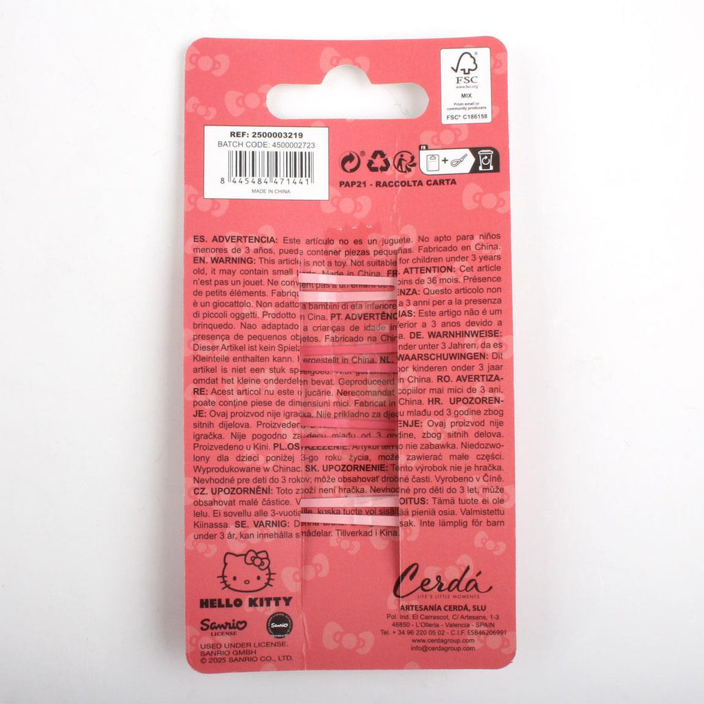 Accesorios pelo clips 4 piezas hello kitty